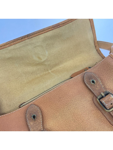 POLO RALPH LAUREN ショルダーバッグ レザーショルダーバッグ/BRN