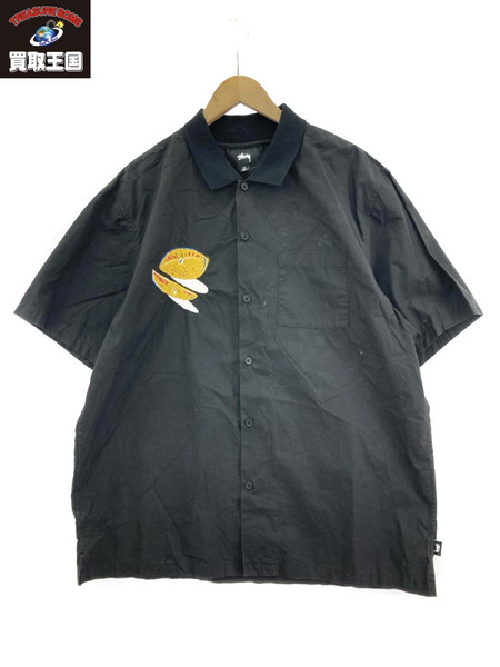 STUSSY 1110056 19SS DRAGON COCKTAIL SHIRT XL 黒｜商品番号