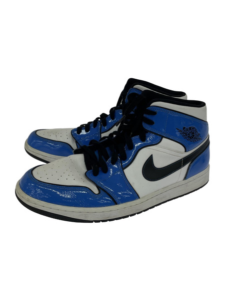 NIKE AIR JORDAN 1 MID SE SIGNAL BLUE (32cm) DD6834-402