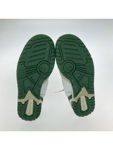 NEW BALANCE スニーカー BB550WT1 白緑 26cm