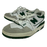 NEW BALANCE スニーカー BB550WT1 白緑 26cm