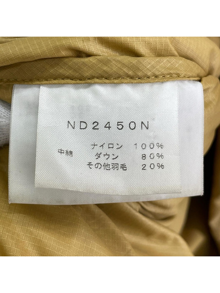THE NORTH FACE ダウンジャケット ND2450N ダウンジャケット 茶 (S)