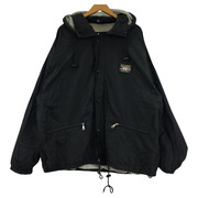 STUSSY ブルゾン・ジャンパー ナイロン フーディ― 裏地 ワッペン 黒 韓国製 XL