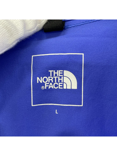 THE NORTH FACE パーカー（ジップアップ） ナイロン 青 （L)