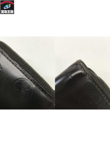 LV コンパクトウォレット モノグラムグラセ ポルトビエ モネ 茶