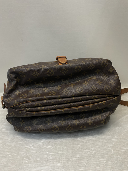 LOUIS VUITTON モノグラム ソミュール35 ダブルショルダーバッグ