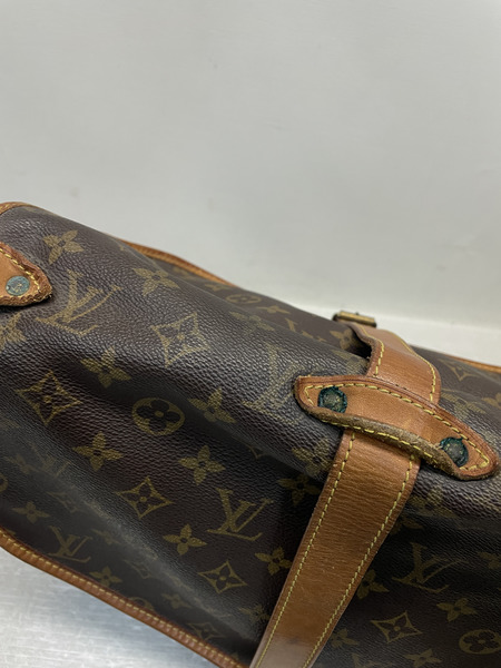LOUIS VUITTON モノグラム ソミュール35 ダブルショルダーバッグ