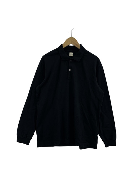 Ron Herman Soft Twist Yarn Polo Shirt S 黒