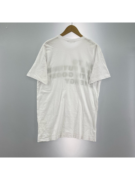 COMME des GARCONS 半袖Tシャツ・カットソー EMERGENCY Special 白 (XL)