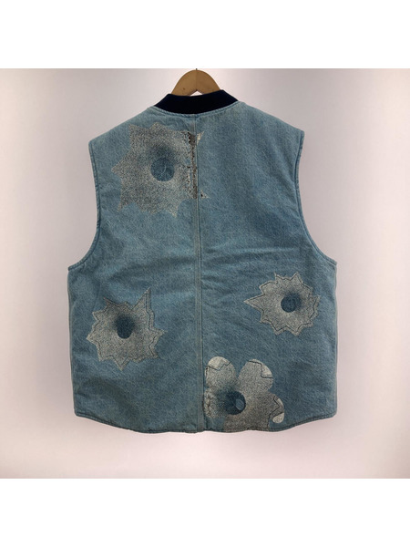 Supreme Nate Lowman Work Vest Denim sizeXL