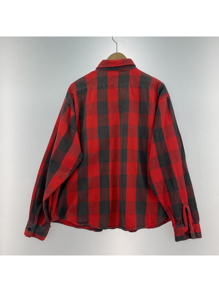 old five brothers flannel heavy 赤 XL