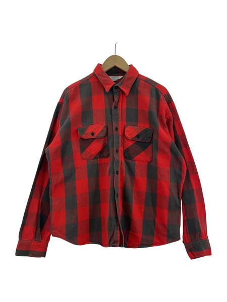 old five brothers flannel heavy 赤 XL