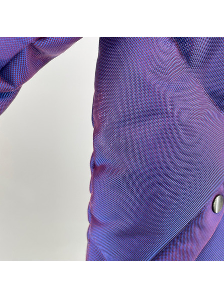 Supreme ダウンジャケット 19AW IRIDESCENT PUFFY JACKET 紫 (L)