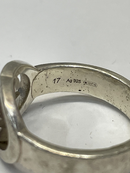 GUCCI 925 インターロッキングG リング　＃17