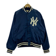 old ny yankees nylon stadium jacket ネイビー