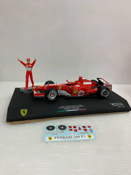1/18 フェラーリ 248 F1 2006 イタリアGP vodafone #5(レッド×ホワイト) Hot Wheels Racing  J2994