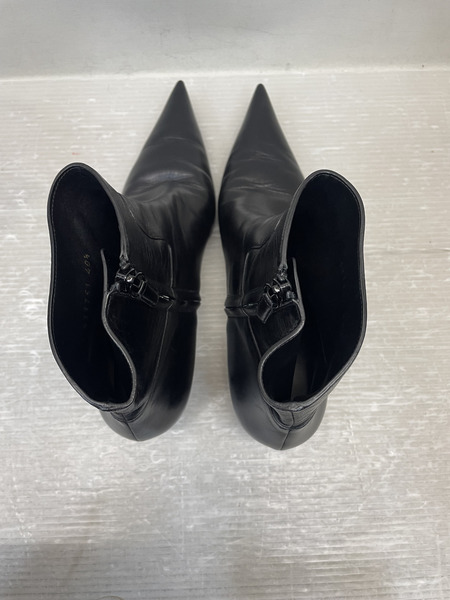 BALENCIAGA ポインテッドトゥ アンクルショーツブーツ 40 1/2 黒