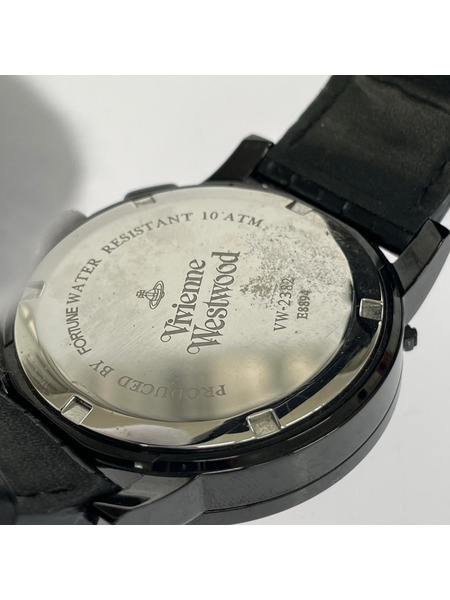Vivienne Westwood メンズ時計 VW-2382 アナログ腕時計 黒