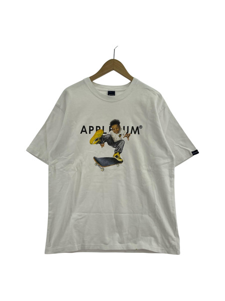 APPLEBUM 半袖Tシャツ・カットソー shaolin SB boy T-SHIRT 白