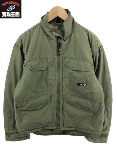 SILAS 中綿ジャケット S 10194504 KHK STAND COLOR JACKET[値下]