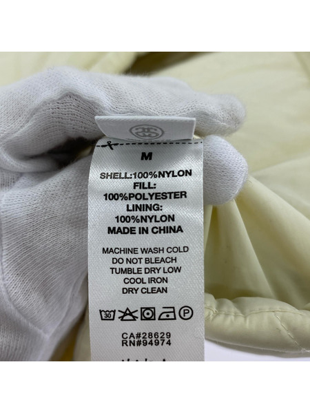 STUSSY キルティングベスト 白