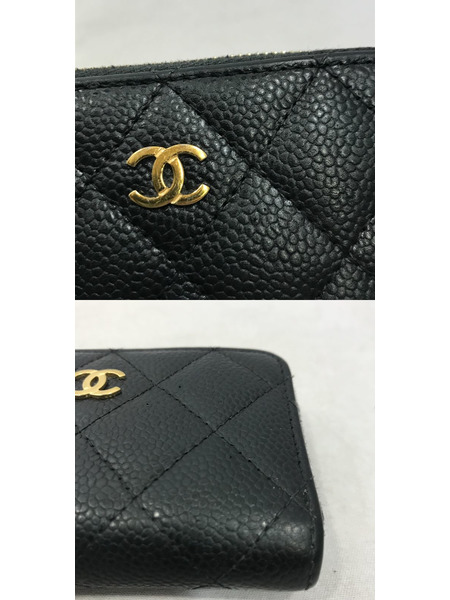 小銭入れ・コインケース CHANEL コインパース マトラッセ キャビアスキン