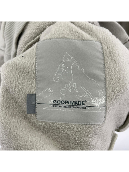GOOPiMADE 7-C1 G-System Sweat Hoodie ジップパーカー 3 アイボリー