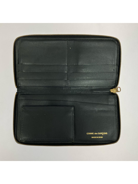 COMME des GARCONS 長財布 ラウンドジップ長財布 黒