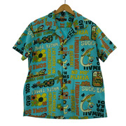 SUN SURF 半袖シャツ COOLMAX KANOKO OPEN SHIRT/