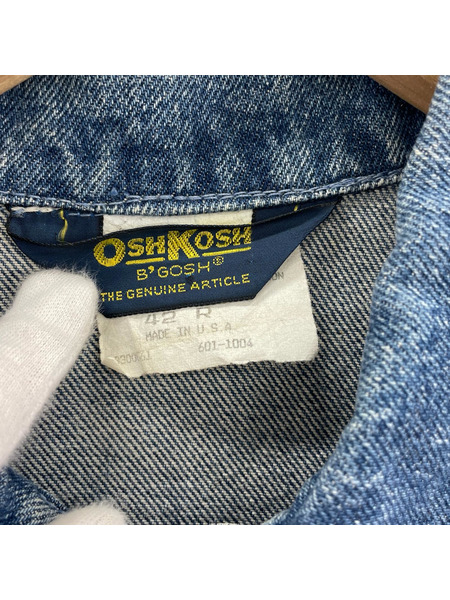 OSH KOSH デニムジャケット 70~80s デニムカバーオール USA製 インディゴ