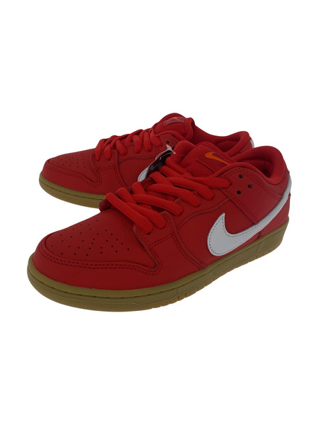 NIKE SB/SB DUNK LOW PRO/University Red Gum/25.0cm/FJ1674-600