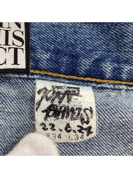 LOIN ARMIS PROJECT Levi'sボディ リメイクデニム(W34 L34)