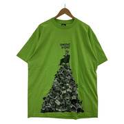 STUSSY　BOOK WORM Tシャツ　グリーン　XL