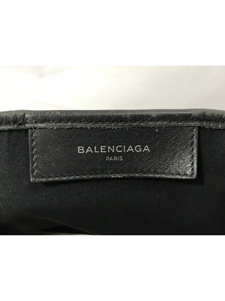 BALENCIAGA ネイビーカバス トートバッグ アイボリー 339933