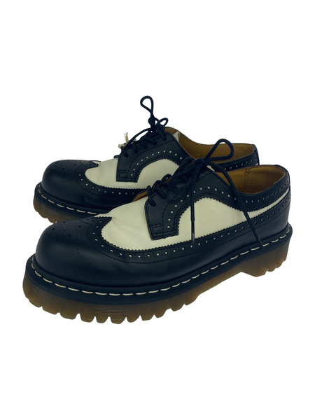 Dr.Martens 10458 ウイングチップ レザーシューズ 黒/白