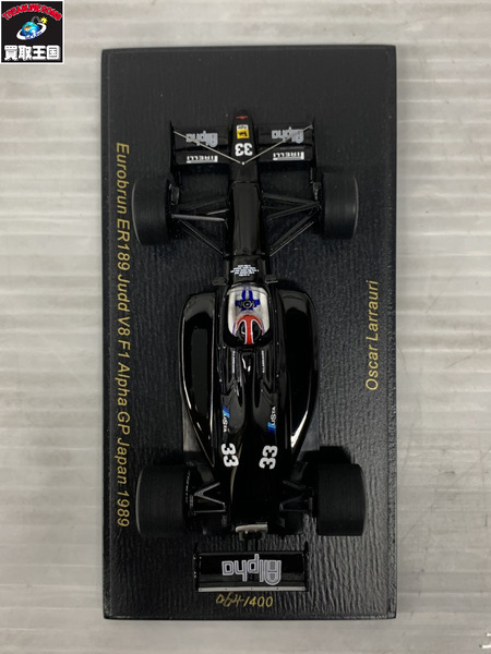 1/43スケールカー SPARK ユーロブルン ER189 ジャッド V8 #33 1989日本GP
