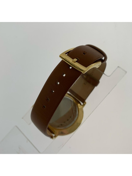 MICHAEL KORS レディース時計 レザーベルト/ゴールドカラー