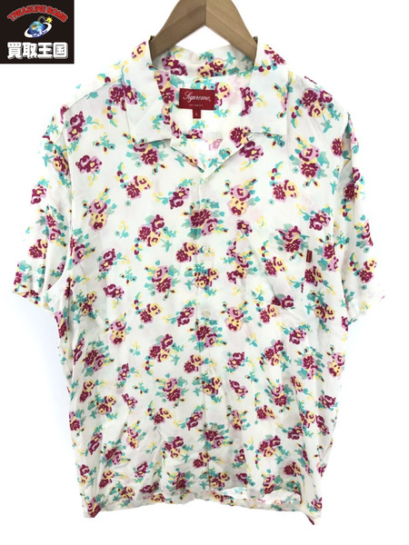 Supreme Floral Rayon S/S Shirt White  L