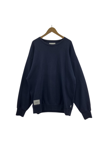 WTAPS Academy C Neck Sweat Shirts201ATDT-CSM23（3）ネイビー[値下]