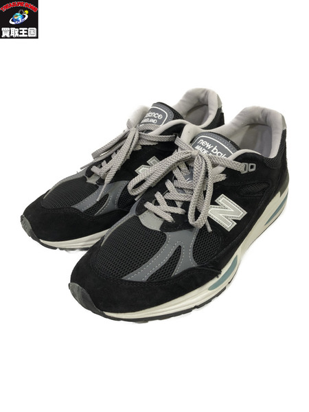 NEW BALANCE Balance 991V2/U991BK2/26.5cm/黒/ニューバランス