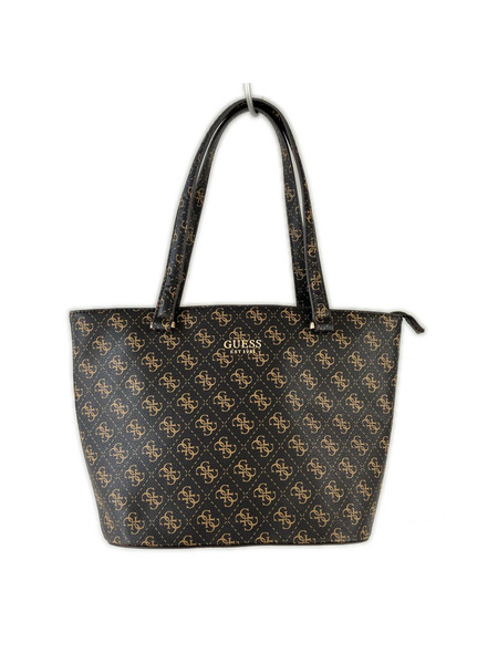 GUESS トートバッグ 総柄トートバッグ BRW
