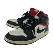 NIKE AIR JORDAN 1 MID 29.0㎝ 白 黒 赤