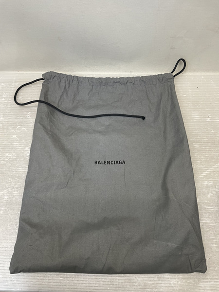 BALENCIAGA スクエアトゥ サイドジップブーツ 40 1/2 黒