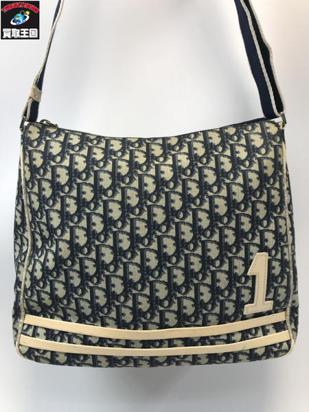  christian dior クリスチャンディオール トロッター柄 ショルダーバッグ No.1  BO D 0094