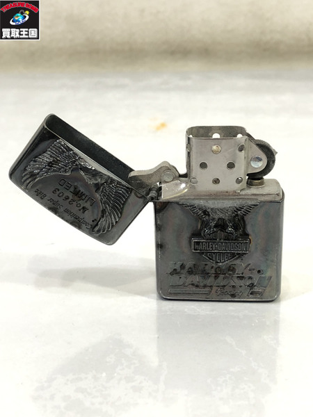 ZIPPO ハーレーダビッドソン/Vツイン台座/リミテッドエディション/ふた欠品