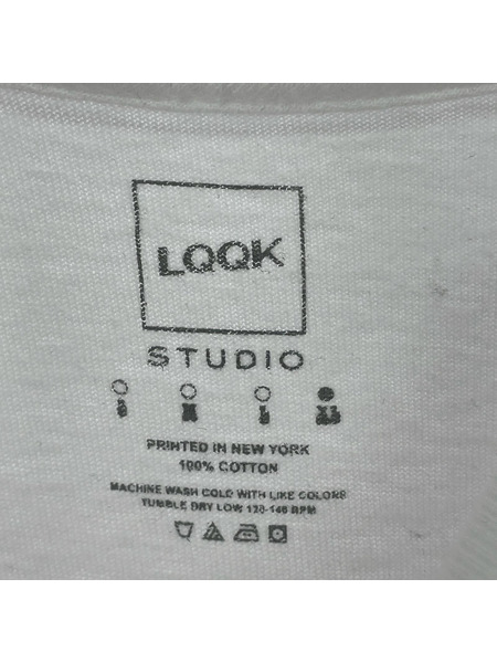 半袖Tシャツ・カットソー LQQK S/S PRINT TEE WHITE