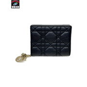 Dior Lady Dior Gardenia カナージュ ラムスキン 33-MA-1210[値下]