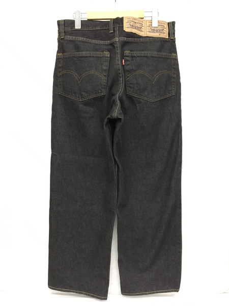 Levi's デニム・ジーンズ ×BEAMS SUPER WIDE DENIM PANTS BLACK