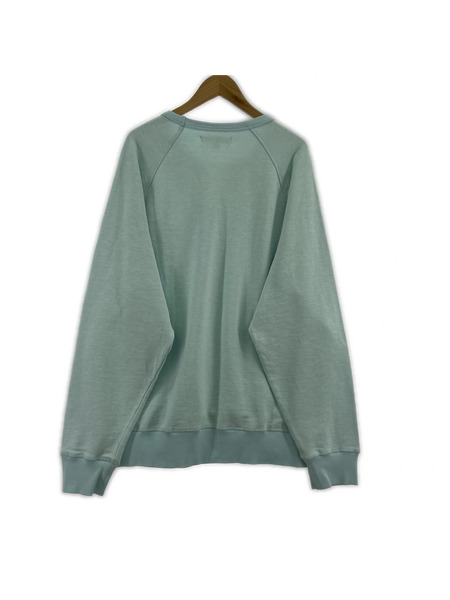 スウェット・トレーナー OUTERKNOWN ラグラン 水色 (XL)