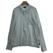 STUSSY 長袖 レーヨンシャツ(L) SP21 1110164 ブルー系